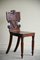 Vintage Mahogany Hall Chair 1