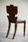 Vintage Mahogany Hall Chair 9