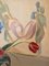 Blumen & Figuren, Ölgemälde, 1950er, Gerahmt 9