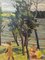 Lakeside Joy, Oil Painting, 1950s, Framed, Image 11