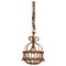 Bamboo and Wicker Hanging Light, 1960s 1