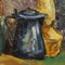 Artista italiano, Bodegón impresionista, 1970, Óleo sobre lienzo, Enmarcado, Imagen 6