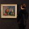 Artista italiano, Bodegón impresionista, 1970, Óleo sobre lienzo, Enmarcado, Imagen 10