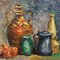 Italienischer Künstler, Impressionistisches Stillleben, 1970, Öl auf Leinwand, Gerahmt 11