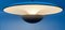 Lámpara de techo modelo 155 italiana Mid-Century en blanco de Gino Sarfatti para Arteluce, años 50, Imagen 3
