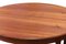 Vintage Round Dining Table in Teak with Insert Plates by Niels Otto Møller for J.L. Møllers, 1960s, Set of 3 2