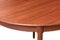 Vintage Round Dining Table in Teak with Insert Plates by Niels Otto Møller for J.L. Møllers, 1960s, Set of 3 5