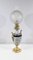 Napoleon III Steingutlampe aus Steingut 14