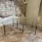 Glass and Metal Coffee Tables in the style of Edoardo Paoli, 1950s, Set of 2 14