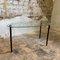 Glass and Metal Coffee Tables in the style of Edoardo Paoli, 1950s, Set of 2 13