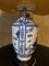 Lámpara de mesa china grande de porcelana, años 50, Imagen 4