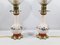 Oil Lamps in Porcelain, 1890s, Set of 2 7