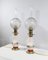 Lámparas de aceite de porcelana, década de 1890. Juego de 2, Imagen 4