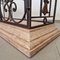 Vintage Wrought Iron Console Table with Wine Racks 9
