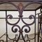 Vintage Wrought Iron Console Table with Wine Racks 8