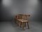 Brutalist 3KP Side Chairs in Oak, 1950s, Set of 4, Image 10