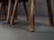 Brutalist 3KP Side Chairs in Oak, 1950s, Set of 4, Image 21