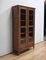 19th Century Louis XVI Style Walnut Showcase Bookcase 2