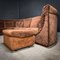 Mid-Century Modular Fabric Corner Sofa by Walter Knoll, Set of 7 5