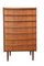 Danish Chest of Drawers in Teak with Seven Drawers, 1960s 1