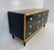 Italian Art Deco Maple, Brass and Black Lacquered Dresser by Paolo Buffa, 1940s 7