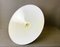 Large Scandinavian Modern Glossy White Pull Down Dining Room Lamp by Lival, Finland, 1990s, Image 5