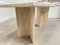 Vintage Dining Table in Travertine, 1980s 3