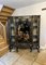 Large Antique Edwardian Chinoiserie Decorated Display Cabinet, 1900s 1