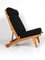Oak AP71 Lounge Chair by Hans J Wegner for A P Stolen, Denmark, 1960s, Image 6