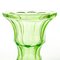 Art Deco Uranium Vase from Moser, Former Czechoslovakia, 1930s, Image 8