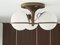 Lampada da soffitto 2042/3 in metallo marrone e bronzo con paralumi in vetro sabbiato di Sarfatti per Arteluce, 1963, Immagine 13