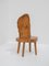 Carved Wooden Tree Trunk Chairs, France, 1980s, Set of 3 1