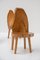 Geschnitzte Baumstammstühle aus Holz, Frankreich, 1980er, 3er Set 2