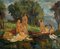 Harry Urban, Les Baigneuses et le Cygne, óleo sobre lienzo, enmarcado, Imagen 2