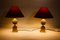 Regency Pinecone Table Lamps, Belgium, 1970s, Set of 2 2