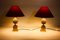 Lámparas de mesa Regency Pinecone, Bélgica, años 70. Juego de 2, Imagen 10