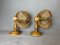 Mid-Century Portuguese Wood and Straw Wall Sconces, 1970s, Set of 2, Image 1