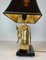 Pharaoh Table Lamp attributed to Deknudt, 1980s, Image 10