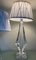 Lámpara de mesa de cristal atribuida a Jean Daum, Francia, años 60, Imagen 3