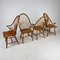 Chaises Windsor Scandinave en Bois de Bouleau, 1960s, Set de 4 2