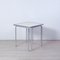 Mesa de centro Bauhaus cuadrada de aluminio, Italia, años 70, Imagen 7