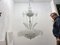 Lámpara de araña grande de cristal de Murano de Barovier, años 40, Imagen 5