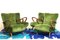 Armchairs attributed to Paolo Buffa, Italy, 1950s, Set of 4 6