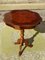 Vintage Wooden Pedestal Table with Marquetry, 1960s 12