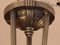 Kubistische französische Art Deco Deckenlampe von Noverdy, 1920er 8
