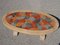 Oak and Ceramic Coffee Table from Barrois, 1960s 13