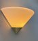 Opaline and Brass Wall Lamp, Germany, 1980s 7