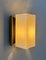 Wandlampe aus Opalglas & Messing, Frankreich, 1950er 8