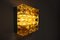 Square Wall Sconce in Murano by Albano Poli for Poliarte, Italy, 1970s 8