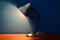 Silvered Desktop Lamp from Aluminor, 1970s, Image 2